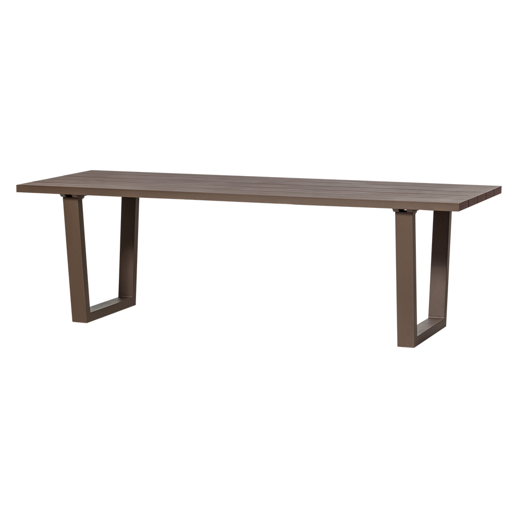 BEAR GARDEN TABLE ALUMINIUM BROWN