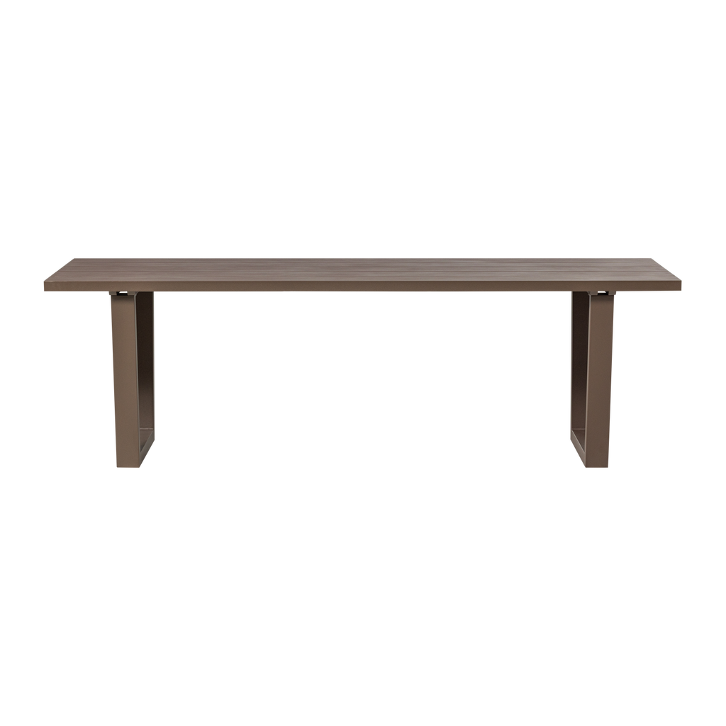 BEAR GARDEN TABLE ALUMINIUM BROWN