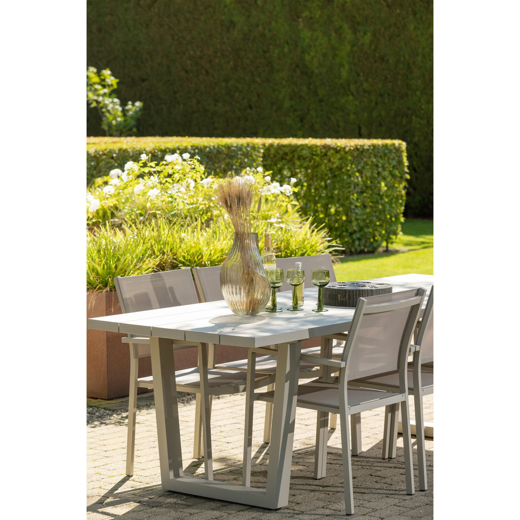 FOWL GARDEN CHAIR ALUMINIUM/TEXTILE SAND