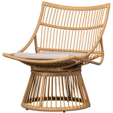 Load image into Gallery viewer, ALATNA GARDEN CHAIR WICKER NATURAL