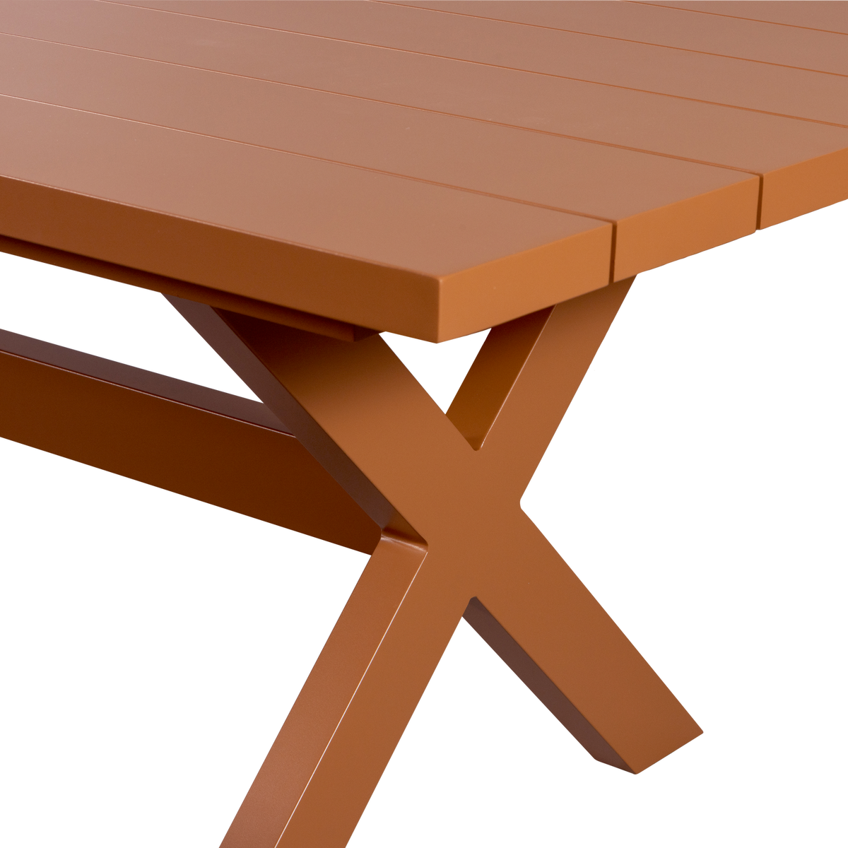DELTA PICKNICK GARDEN table ALUMINIUM TERRA 220x100CM