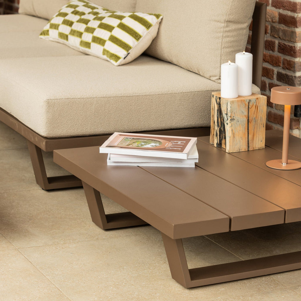 BEAR GARDEN COFFEE TABLE ALUMINIUM BROWN