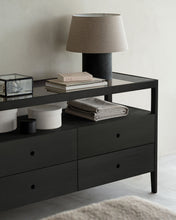 Load image into Gallery viewer, Spindle dresser Oak Black