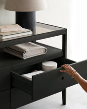 Load image into Gallery viewer, Spindle dresser Oak Black