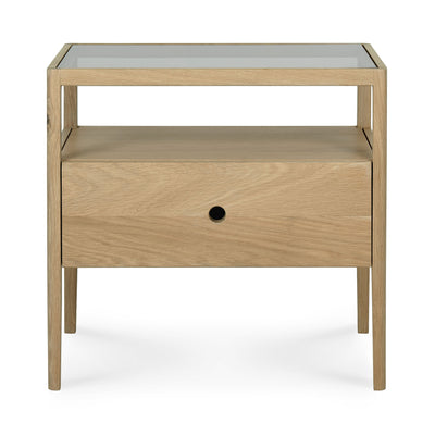 Spindle bedside table