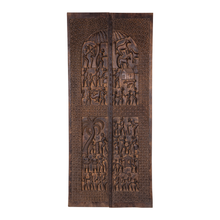 Load image into Gallery viewer, Door wood carved 79x8x182