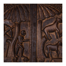 Load image into Gallery viewer, Door wood carved 79x8x182