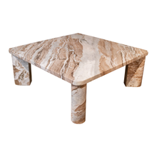 Charger l&#39;image dans la galerie, Coffee table Carrara marble white 89x89x33