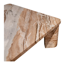 Cargar imagen en el visor de la galería, Coffee table Carrara marble white 89x89x33