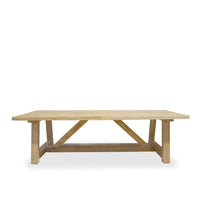 Cargar imagen en el visor de la galería, NATURAL TEAK DINING TABLE