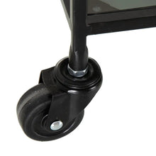 Carica l&#39;immagine nel visualizzatore di Gallery, WAITER BLACK METAL-CRYSTAL DECORATION 67 X 40 X 70 CM