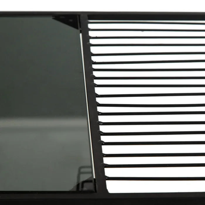 WAITER BLACK METAL-CRYSTAL DECORATION 67 X 40 X 70 CM