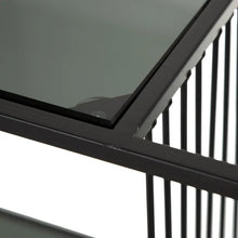 Carica l&#39;immagine nel visualizzatore di Gallery, WAITER BLACK METAL-CRYSTAL DECORATION 67 X 40 X 70 CM