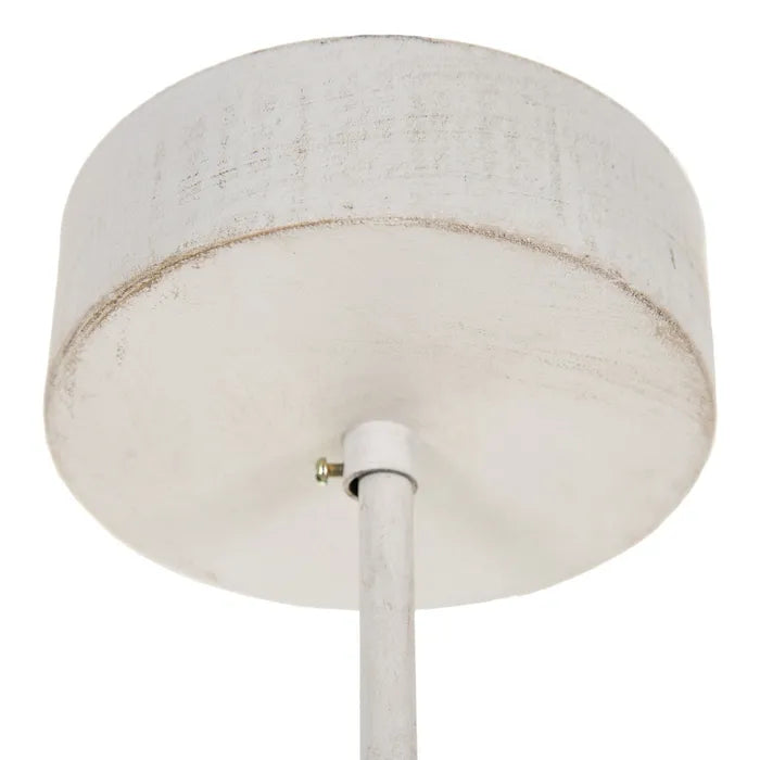 CEILING LAMP BEADING WORN WHITE 44 X 43 X 72 CM