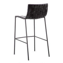 Load image into Gallery viewer, BLACK METAL / LEATHER STOOL 48 X 51 X 100 CM