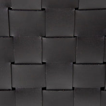 Cargar imagen en el visor de la galería, BLACK METAL / LEATHER STOOL 48 X 51 X 100 CM