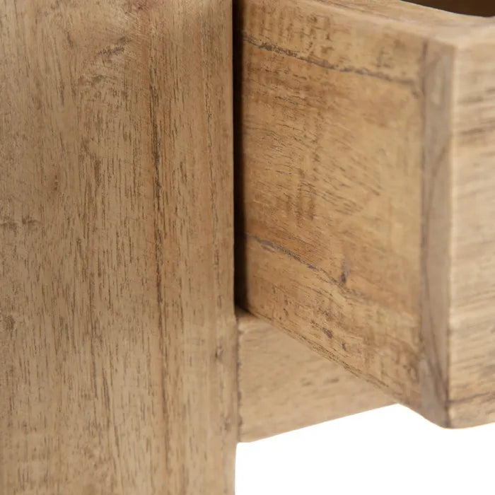 Mindi wood bed side table 50 X 32 X 72 cm