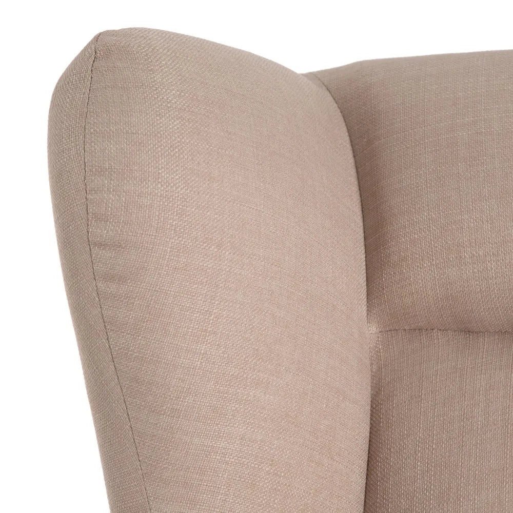 BEIGE ROCKING CHAIR 71 X 91 X 109 CM