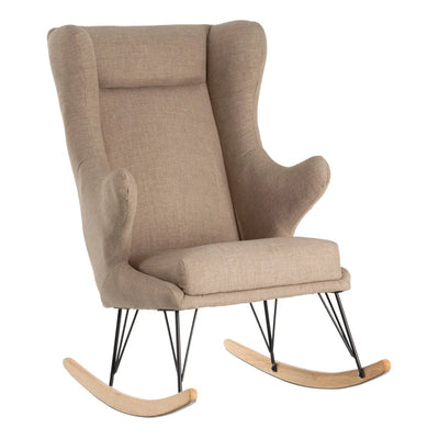 TAUPE ROCKING CHAIR 70 X 91 X 109 CM