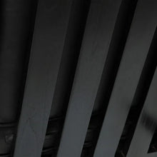 Cargar imagen en el visor de la galería, BLACK TEAK WOOD-LEATHER ARMCHAIR 78 X 64 X 75 CM