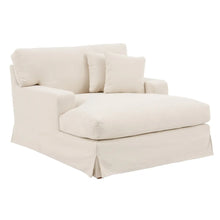 Laden Sie das Bild in den Galerie-Viewer, SOFA CHAISE LONGUE BEIGE LIVING ROOM FABRIC 122 X 155 X 93 CM