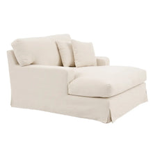 Load image into Gallery viewer, SOFA CHAISE LONGUE BEIGE LIVING ROOM FABRIC 122 X 155 X 93 CM