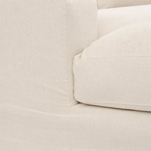 Cargar imagen en el visor de la galería, SOFA CHAISE LONGUE BEIGE LIVING ROOM FABRIC 122 X 155 X 93 CM