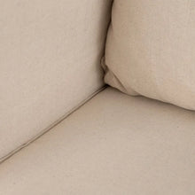 Carica l&#39;immagine nel visualizzatore di Gallery, 4 SEATER SOFA BEIGE FABRIC ROOM 240 X 100 X 92 CM