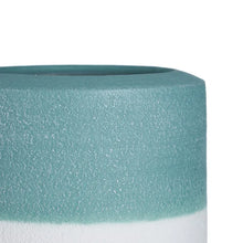 Load image into Gallery viewer, VASE WHITE-BLUE CERAMIC DECORATION 19 X 19 X 60 CM