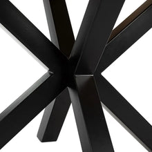 Carica l'immagine nel visualizzatore di Gallery, DINING TABLE NATURAL-BLACK WOOD-IRON 160 X 90 X 76 CM