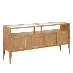 BUFFET NATURAL WAY WOOD-RATTAN ROOM 160 X 40 X 80 CM