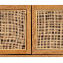 Carica l&#39;immagine nel visualizzatore di Gallery, BUFFET NATURAL WAY WOOD-RATTAN ROOM 160 X 40 X 80 CM