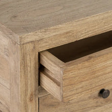 Cargar imagen en el visor de la galería, Mindi wood bed side table 45 X 30 X 66 cm