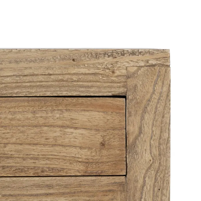 Mindi wood bed side table 45 X 30 X 66 cm