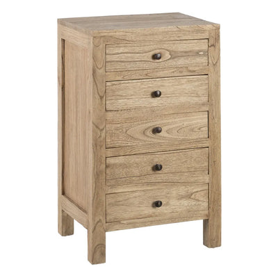 Mindi wood bed side table 44 X 34 X 77 cm