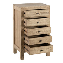 Load image into Gallery viewer, Mindi wood bed side table 44 X 34 X 77 cm