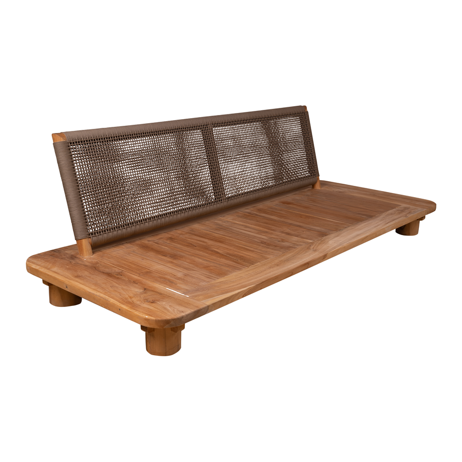 Teak Bench/Sofa 48x98x81