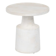 Load image into Gallery viewer, AUXILIARY TABLE WHITE MANGO WOOD ROOM 45 X 45 X 45 CM