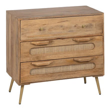 Charger l&#39;image dans la galerie, NATURAL WOOD-RATTAN AUXILIARY FURNITURE 80 X 40 X 77 CM