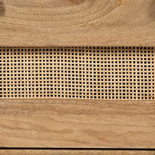 Cargar imagen en el visor de la galería, NATURAL WOOD-RATTAN AUXILIARY FURNITURE 80 X 40 X 77 CM