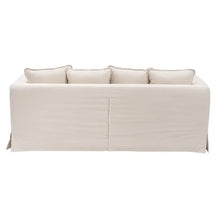 Load image into Gallery viewer, 3 SEATER SOFA BEIGE FABRIC ROOM 209 X 107 X 92 CM