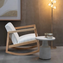 Load image into Gallery viewer, ROCKING CHAIR WHITE 60 X 83 X 72 CM