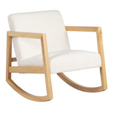 ROCKING CHAIR WHITE 60 X 83 X 72 CM