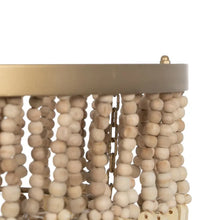 Load image into Gallery viewer, NATURAL BEADS CEILING LAMP 40 X 40 X 29 CM