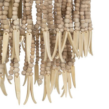 Load image into Gallery viewer, NATURAL BEADS CEILING LAMP 40 X 40 X 29 CM