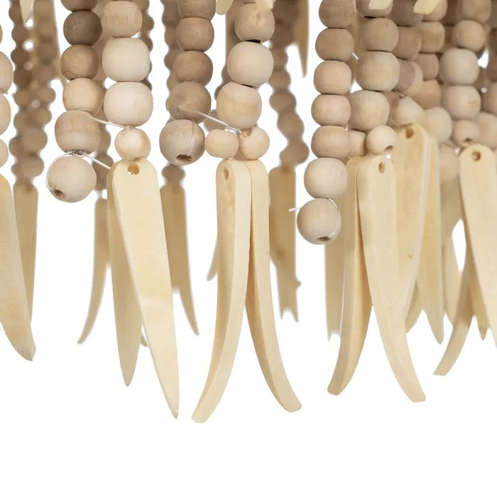 NATURAL BEADS CEILING LAMP 40 X 40 X 29 CM