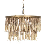 NATURAL BEADS CEILING LAMP 40 X 40 X 29 CM