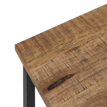 Cargar imagen en el visor de la galería, S/2 NATURAL WOOD-METAL COFFEE TABLE 60 X 60 X 42 CM
