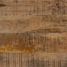 Cargar imagen en el visor de la galería, S/2 NATURAL WOOD-METAL COFFEE TABLE 60 X 60 X 42 CM