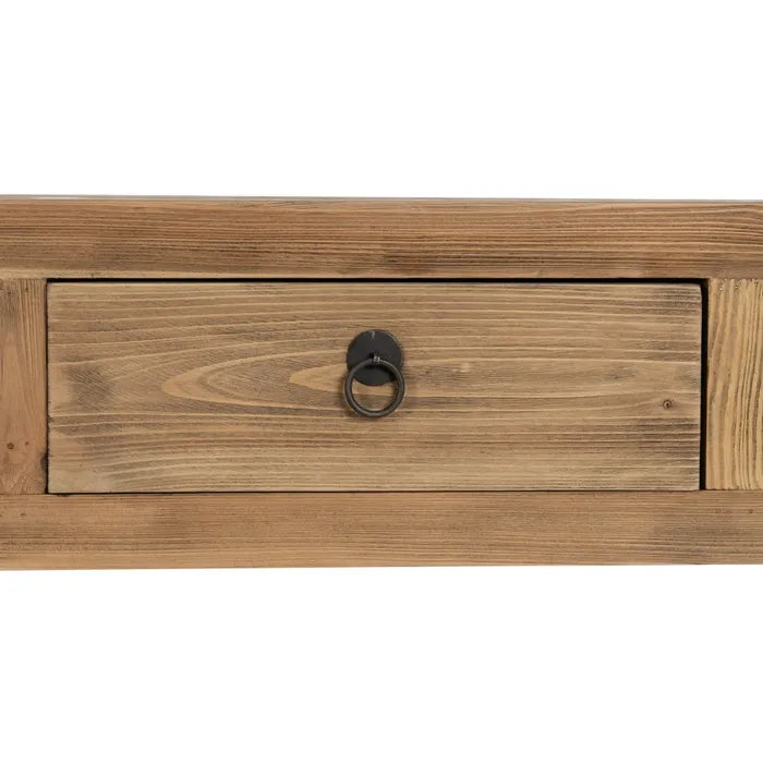 NATURAL PINE WOOD CONSOLE ENTRANCE 170 X 45 X 91 CM